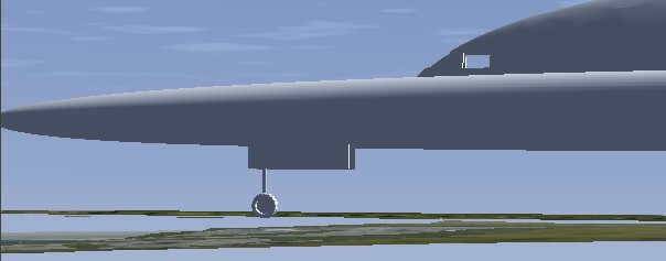 Space Plane Nose Gear