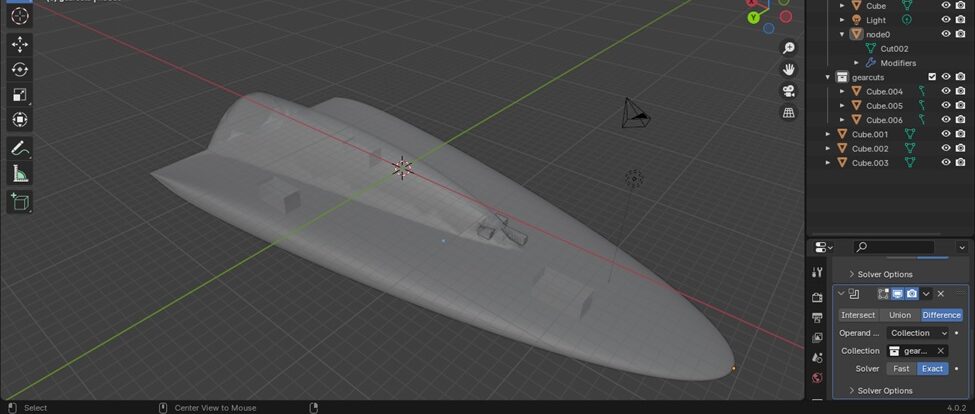Spaceplane Blender